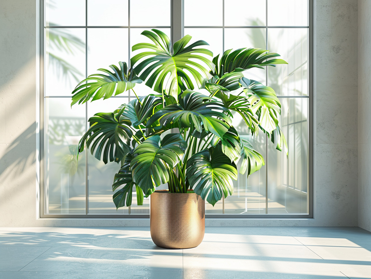 monstera tuteur