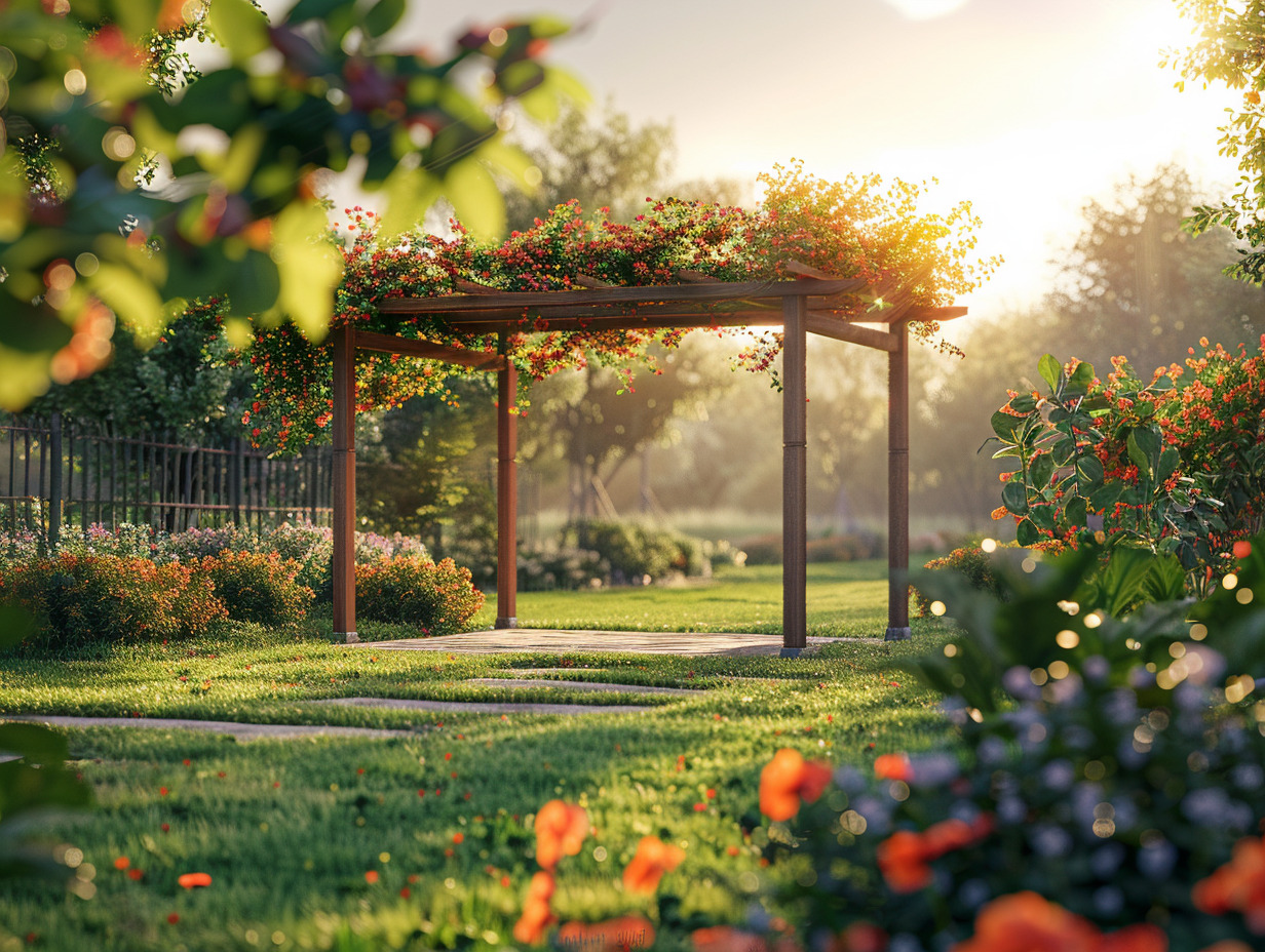 installation pergola