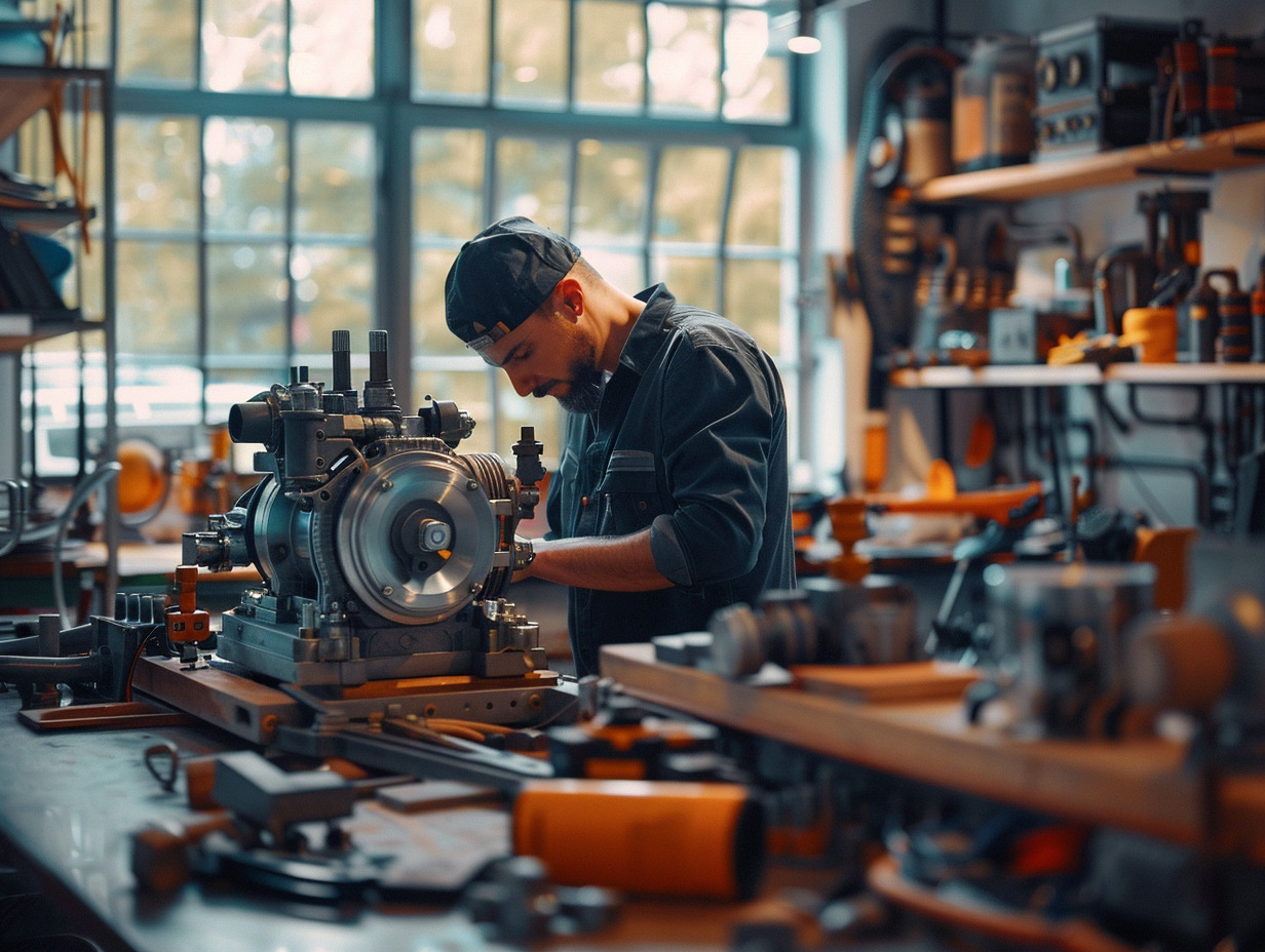 moteur électrique et pompe à eau