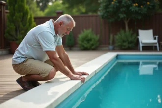 piscine à coque moderne avec design élégant et installation simplifiée