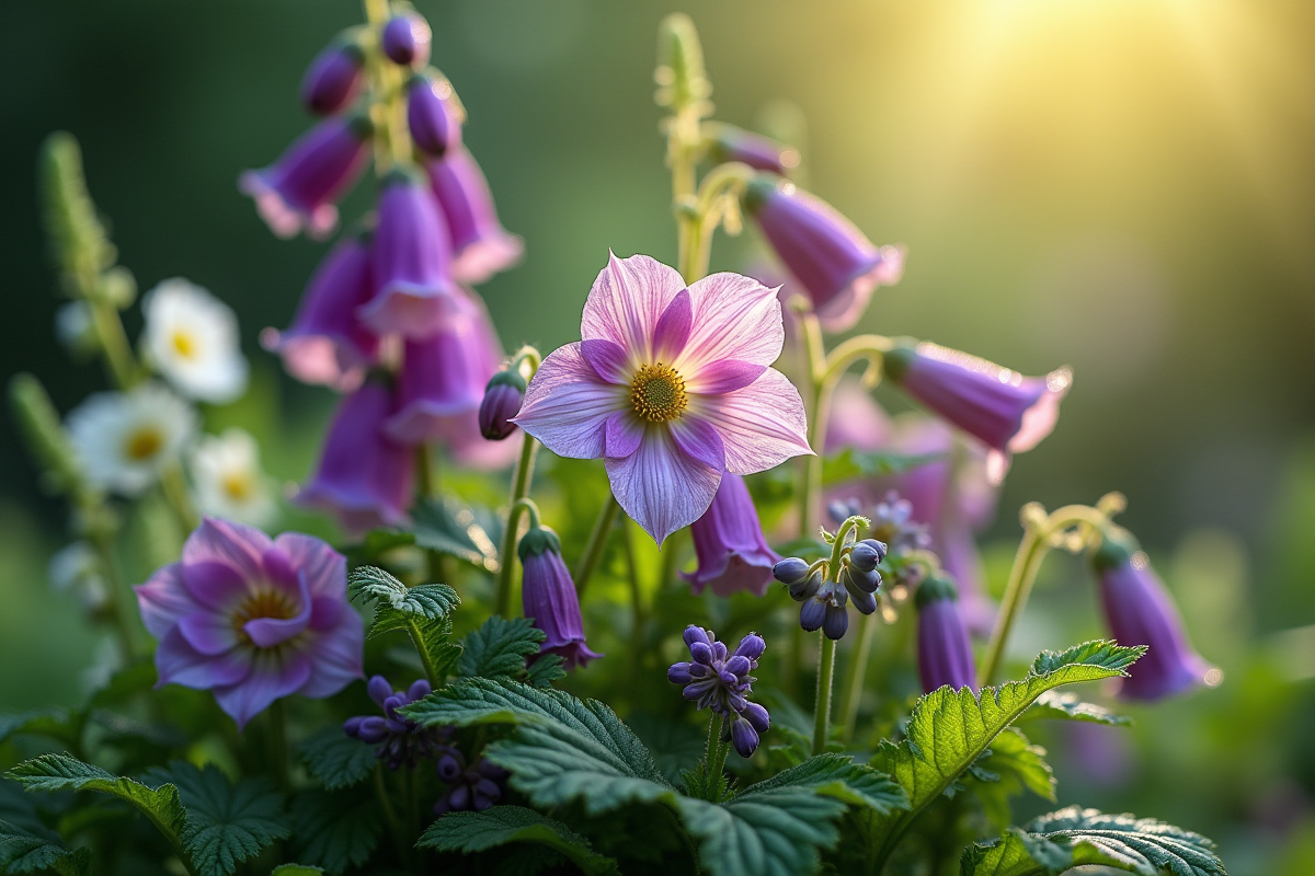 fleurs ombre