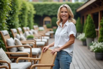 Mobilier de jardin élégant pour un espace extérieur convivial