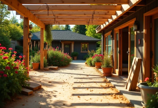 jardin chantier construction